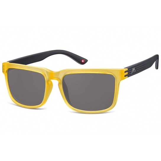 Nerdy okulary przeciwsłoneczne MONTANA S26D czarno-żółte